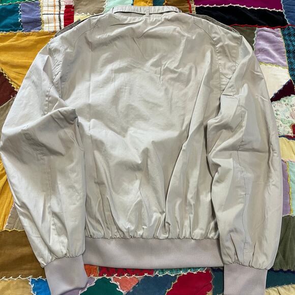 Vintage Members Only Beige Tan Full Zip Jacket Large - Picture 2 of 6